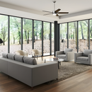 Ventilador de Techo Windemere Niquel Cepillado 54" Interior Hunter