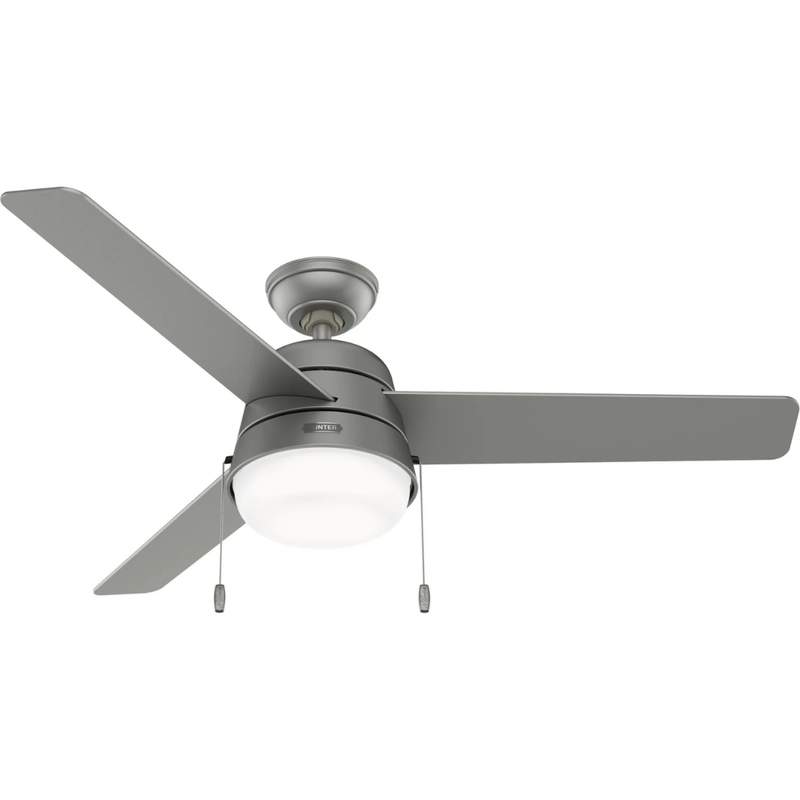 Ventilador de Techo Aker Plata Mate 52" Exterior Hunter