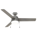 Ventilador de Techo Aker Plata Mate 52" Exterior Hunter