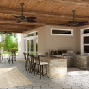 Ventilador de Techo Bayview Oro Provenzal 54" Exterior Hunter