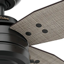 Ventilador de Techo Commerce Negro Mate 44" Exterior Hunter