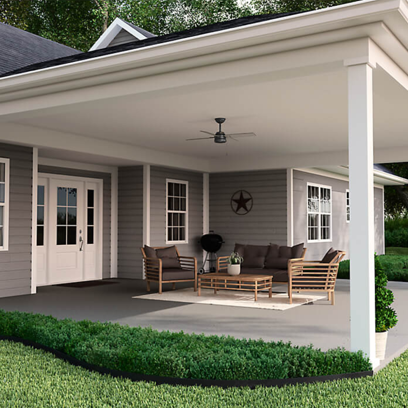 Ventilador de Techo Commerce Negro Mate 44" Exterior Hunter