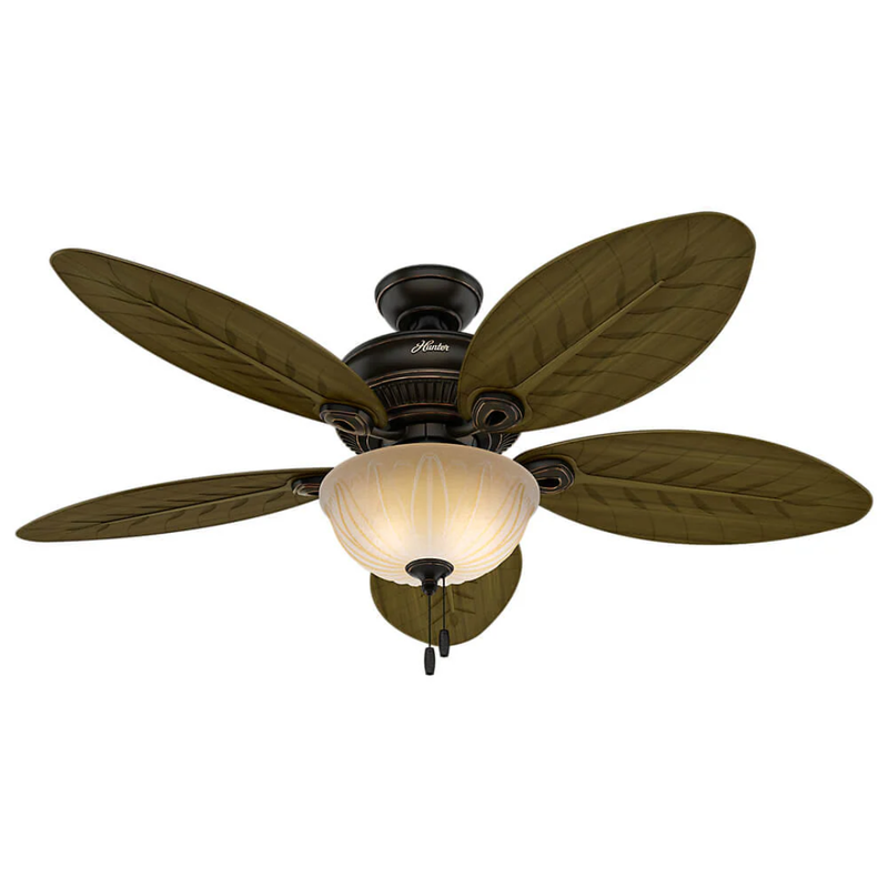 Ventilador de Techo Grand Cayman  Onyx de Bengala 54" Exterior Hunter