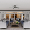 Ventilador de Techo Terrace Cove Perfil Bajo | 44ʺ Exterior Hunter