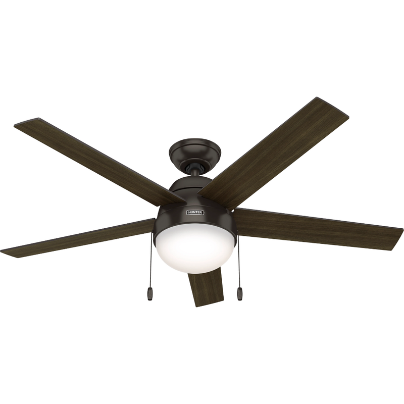 Ventilador de Techo Anslee  Bronce Premier 52" Interior Hunter