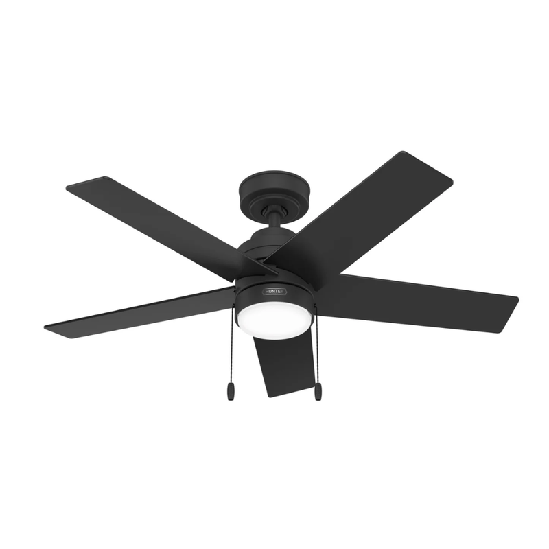 Ventilador de Techo Jude Negro Mate 44" Interior Hunter