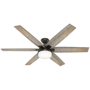 Ventilador de Techo Kaplan Bronce Noble 64" Interior Hunter