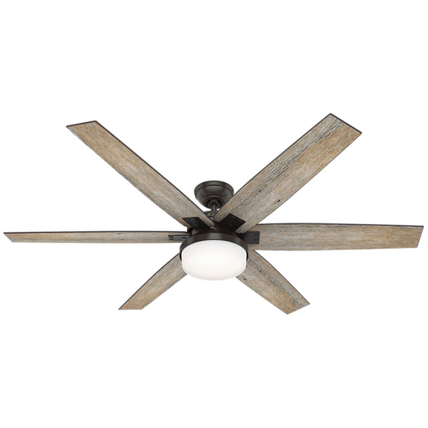 Ventilador de Techo Kaplan Bronce Noble 64" Interior Hunter