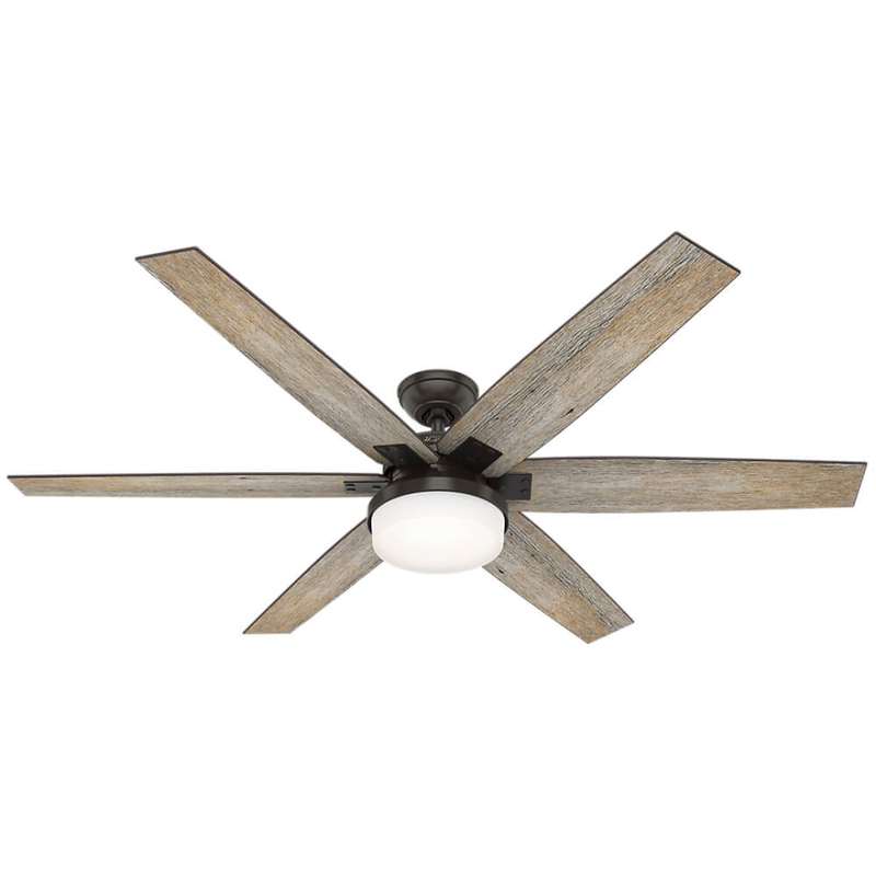 Ventilador de Techo Kaplan Bronce Noble 64" Interior Hunter