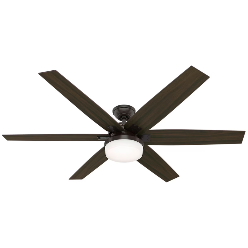 Ventilador de Techo Kaplan Bronce Noble 64" Interior Hunter